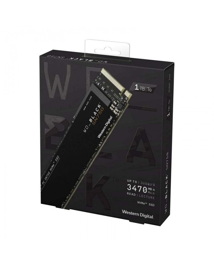 Western Digital SSD WD Black SN750 1To