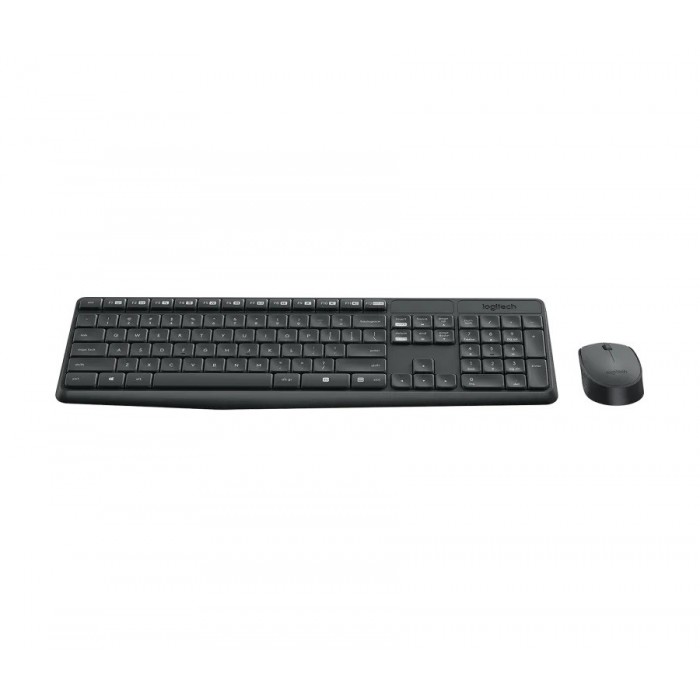 Logitech MK235 Wireless Keyboard and Mouse Combo - GREY