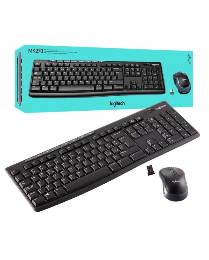 Logitech MK270 Wireless Keyboard and Mouse Combo Logitech MK270 Wireless Keyboard and Mouse Combo