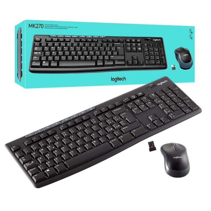 Logitech MK270 Wireless Keyboard and Mouse Combo Logitech MK270 Wireless Keyboard and Mouse Combo