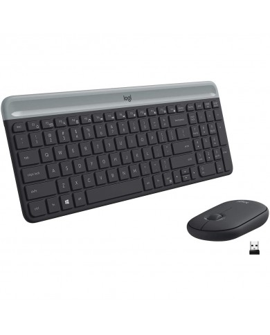 Logitech MK470 Slim Wireless Keyboard and Mouse Combo
