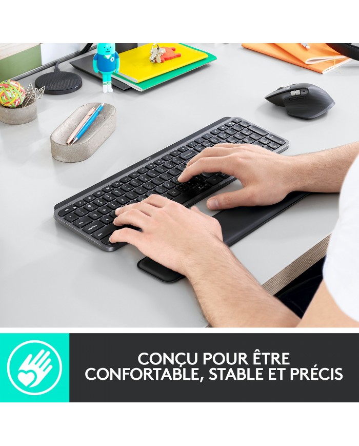 Logitech MX Keys Plus (Graphite) - Clavier PC Logitech sur Pc Gamer Casa