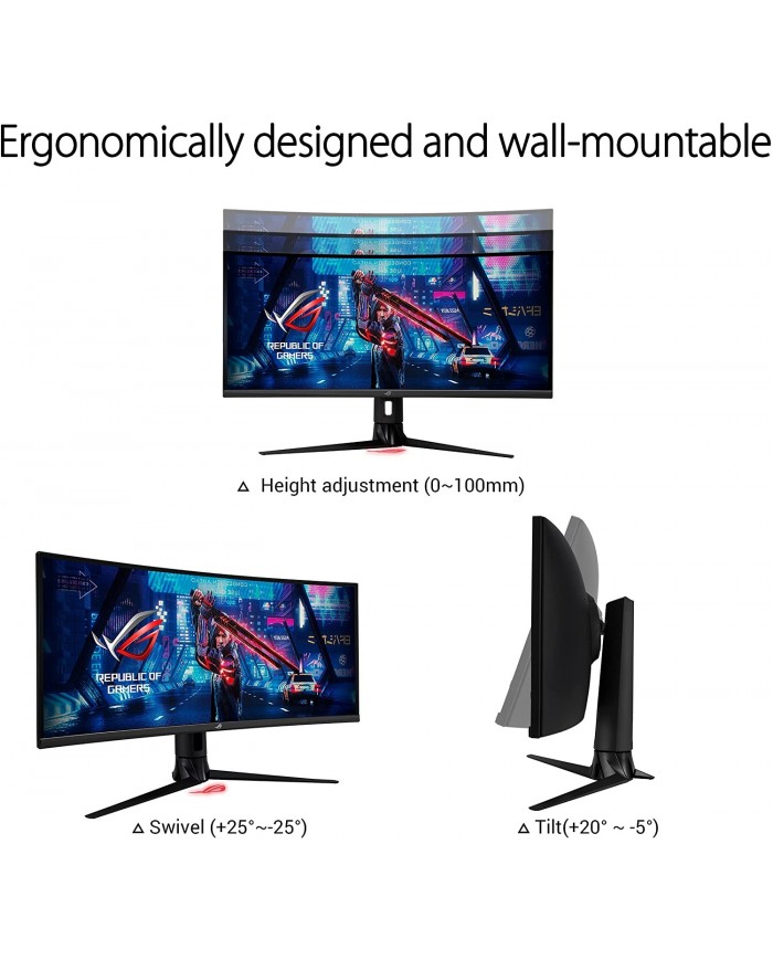 ROG Strix XG349C 34 POUCES UWQHD (3440 x 1440) overclockable 180Hz