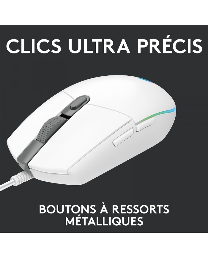 Logitech G102 LightSync (Blanc) Logitech G102 LightSync (Blanc)