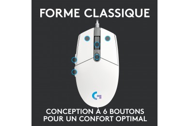 Logitech G102 LightSync (Blanc) Logitech G102 LightSync (Blanc)