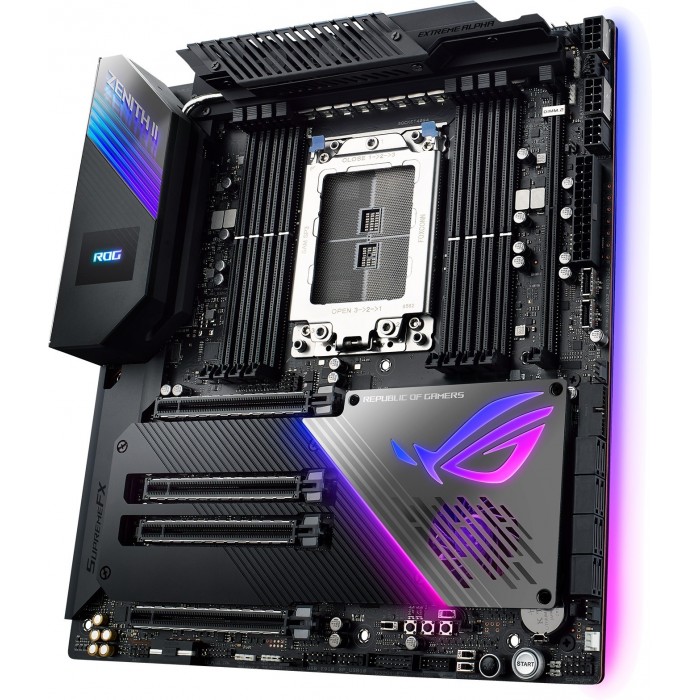 ASUS ROG Zenith II Extreme Alpha AMD TRX40 E-ATX ASUS ROG Zenith II Extreme Alpha AMD TRX40 E-ATX