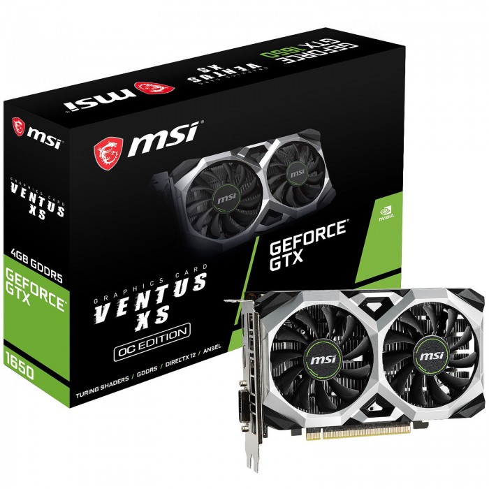 MSI GeForce GTX 1650 VENTUS XS 4G OC MSI GeForce GTX 1650 VENTUS XS 4G OC