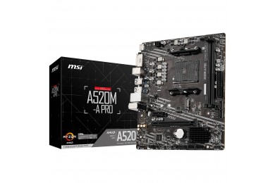 MSI A520M-A PRO PCGAMERCASA MAROC MSI A520M-A PRO PCGAMERCASA MAROC