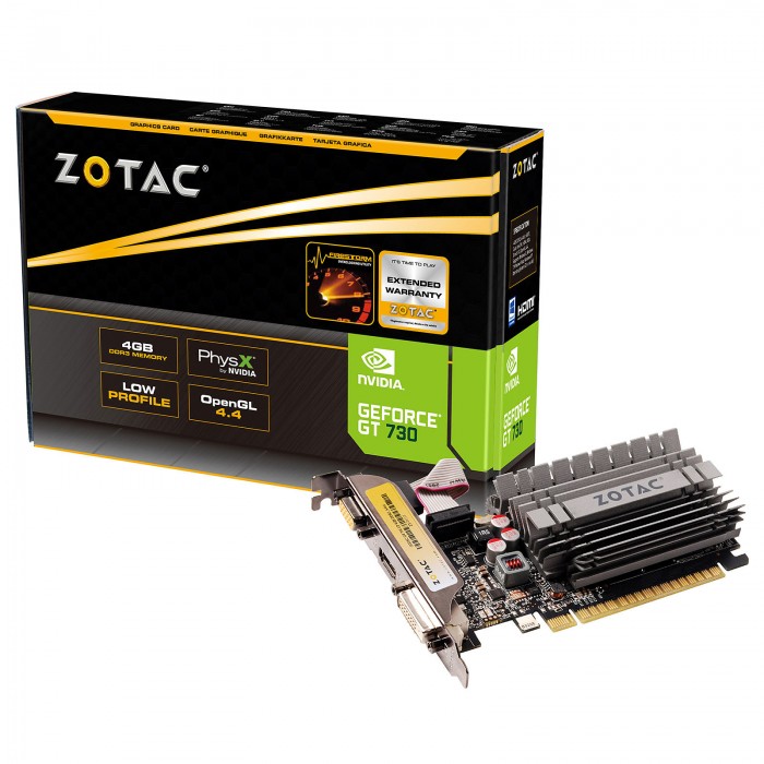 ZOTAC GeForce GT 730 4GB Zone Edition- Carte Graphique - Pc Gamer Casa