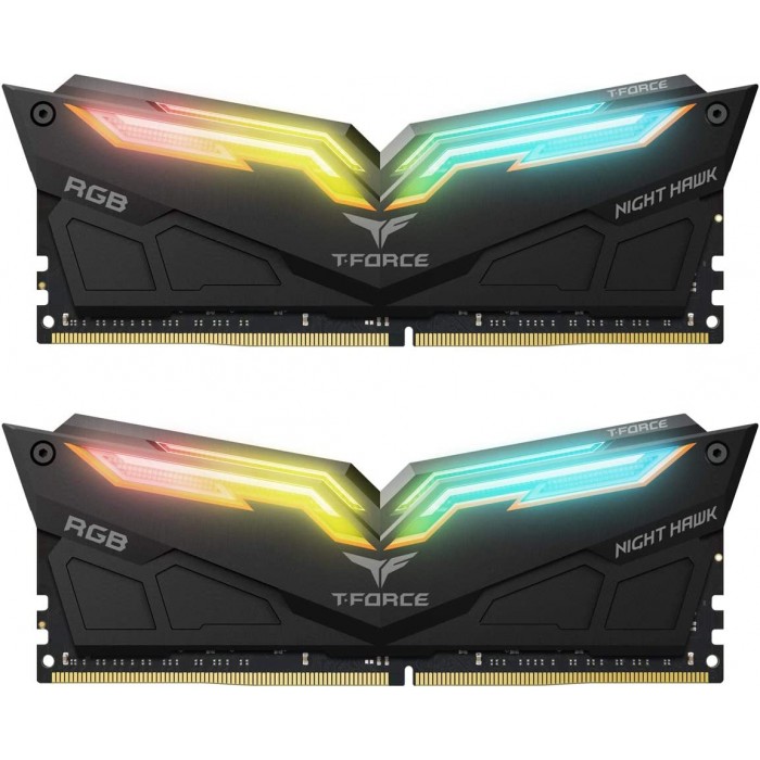 Team Group T-Force Nighthawk Noir RVB 16 Go (2X8 Go) 3600 MHz CL18