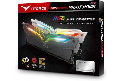 Team Group T-Force Nighthawk Noir RVB 16 Go (2X8 Go) 3600 MHz CL18