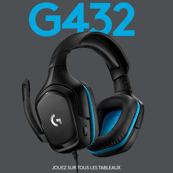 Logitech G G432 - Micro-casque - Pc Gamer Casa -Maroc Logitech G G432 - Micro-casque - Pc Gamer Casa -Maroc