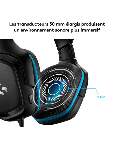 Logitech G G432 - Micro-casque - Pc Gamer Casa -Maroc