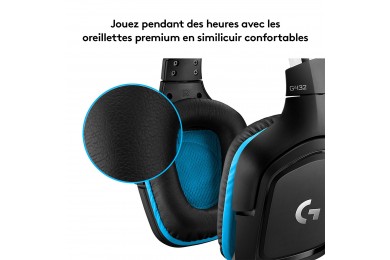 Logitech G G432 - Micro-casque - Pc Gamer Casa -Maroc