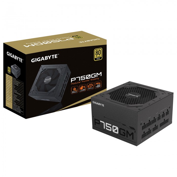 Gigabyte GP-P750GM Modulaire 80+ Gold Gigabyte GP-P750GM Modulaire 80+ Gold