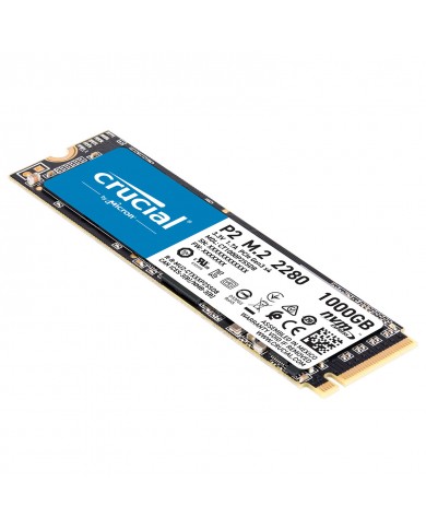 Crucial P2 M.2 PCIe NVMe 2 To - Disque SSD - Pc Gamer Casa
