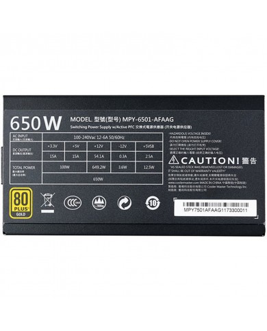 Cooler Master MWE Gold 650 Full Modular