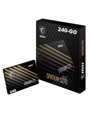 Msi Spatium S270 240 Go / Disque Dur / Pc Gamer Casa