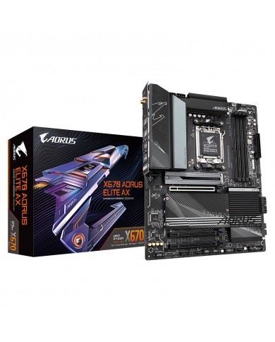Gigabyte X670 AORUS ELITE AX  - Pc Gamer Casa Gigabyte X670 AORUS ELITE AX  - Pc Gamer Casa