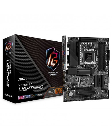 ASRock X670E PG Lightning AM5 DDR5 -  Carte mère ASRock X670 -  Pc Gamer Casa ASRock X670E PG Lightning AM5 DDR5 -  Carte mère ASRock X670 -  Pc Gamer Casa