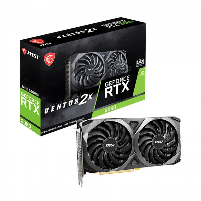 MSI RTX 3060 VENTUS 2X 12G OC  - Pc Gamer Casa