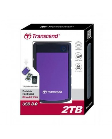TRANSCEND STOREJET 25H3P (USB 3.0) 2TB  - Pc Gamer Casa