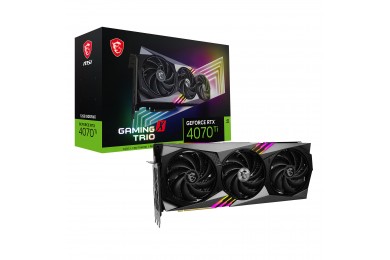 MSI RTX 4070 Ti GAMING X TRIO 12GB  - Pc Gamer Casa