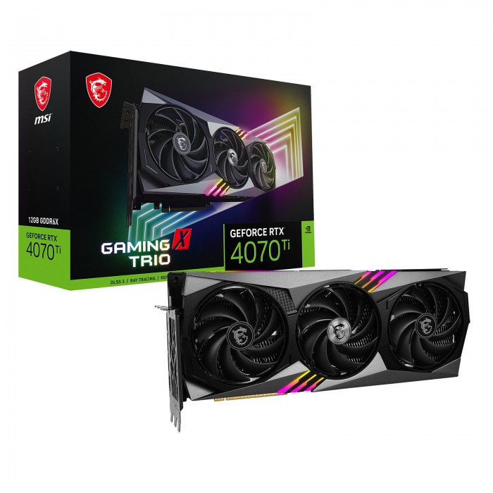 MSI RTX 4070 Ti GAMING X TRIO 12GB  - Pc Gamer Casa
