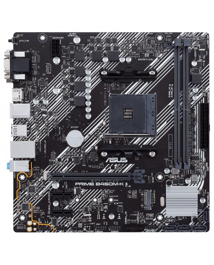 ASUS PRIME B450M-K II - Pc Gamer Casa ASUS PRIME B450M-K II - Pc Gamer Casa
