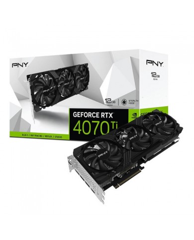 PNY RTX 4070 Ti VERTO Triple Fan 12GB   - Pc Gamer Casa