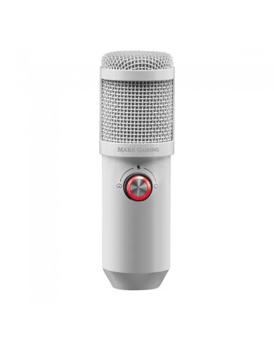 Mars Gaming MMICXW STUDIO PRO MIC White  - Pc Gamer Casa