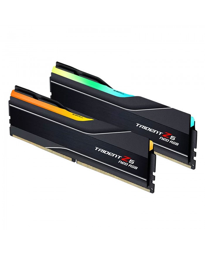 G.Skill Trident Z5 Neo RGB Series 64 Go (2x 32 Go) DDR5 6000 MHz CL30  - Pc Gamer Casa G.Skill Trident Z5 Neo RGB Series 64 Go (2x 32 Go) DDR5 6000 MHz CL30  - Pc Gamer Casa