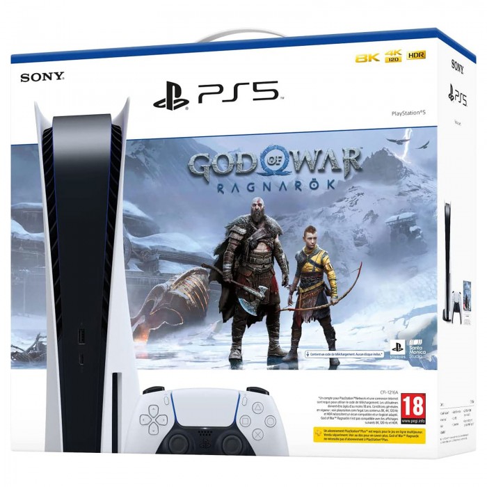 Sony PlayStation PS5 + God of War: Ragnarok - Pc Gamer Casa