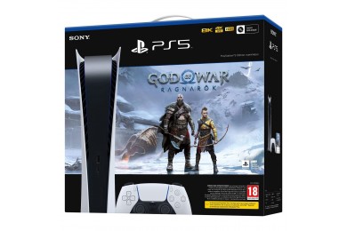 Sony PlayStation PS5 Digital Edition + God of War: Ragnarok - Pc Gamer Casa