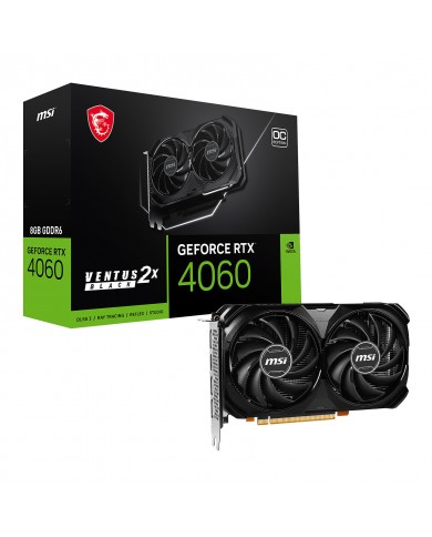 MSI GeForce RTX 4060 VENTUS 2X BLACK 8G OC -Maroc MSI GeForce RTX 4060 VENTUS 2X BLACK 8G OC -Maroc