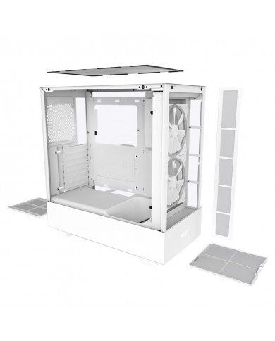 NZXT H5 Elite Blanc - Pc Gamer Casa