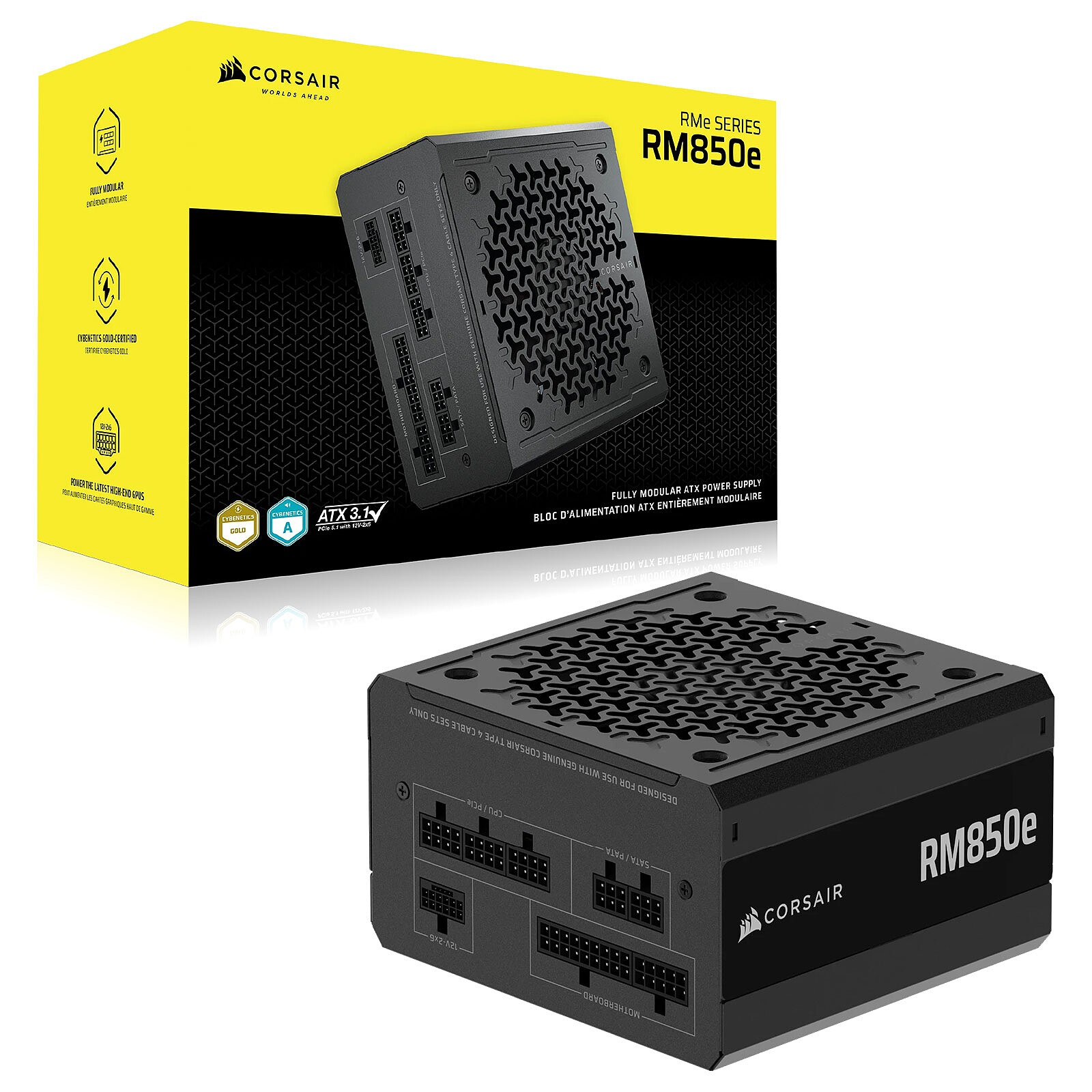 Alimentation Corsair RM850e (2025)