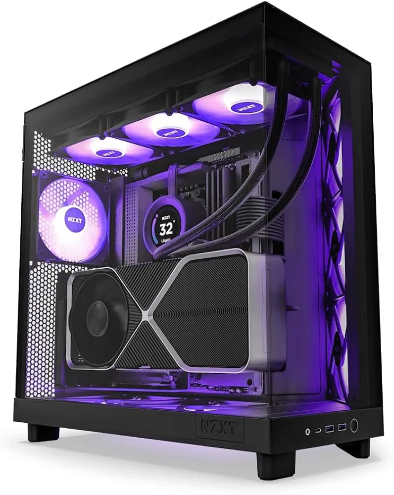 NZXT H6 Flow RGB Noir : L'Équilibre Parfait entre Style et Performance