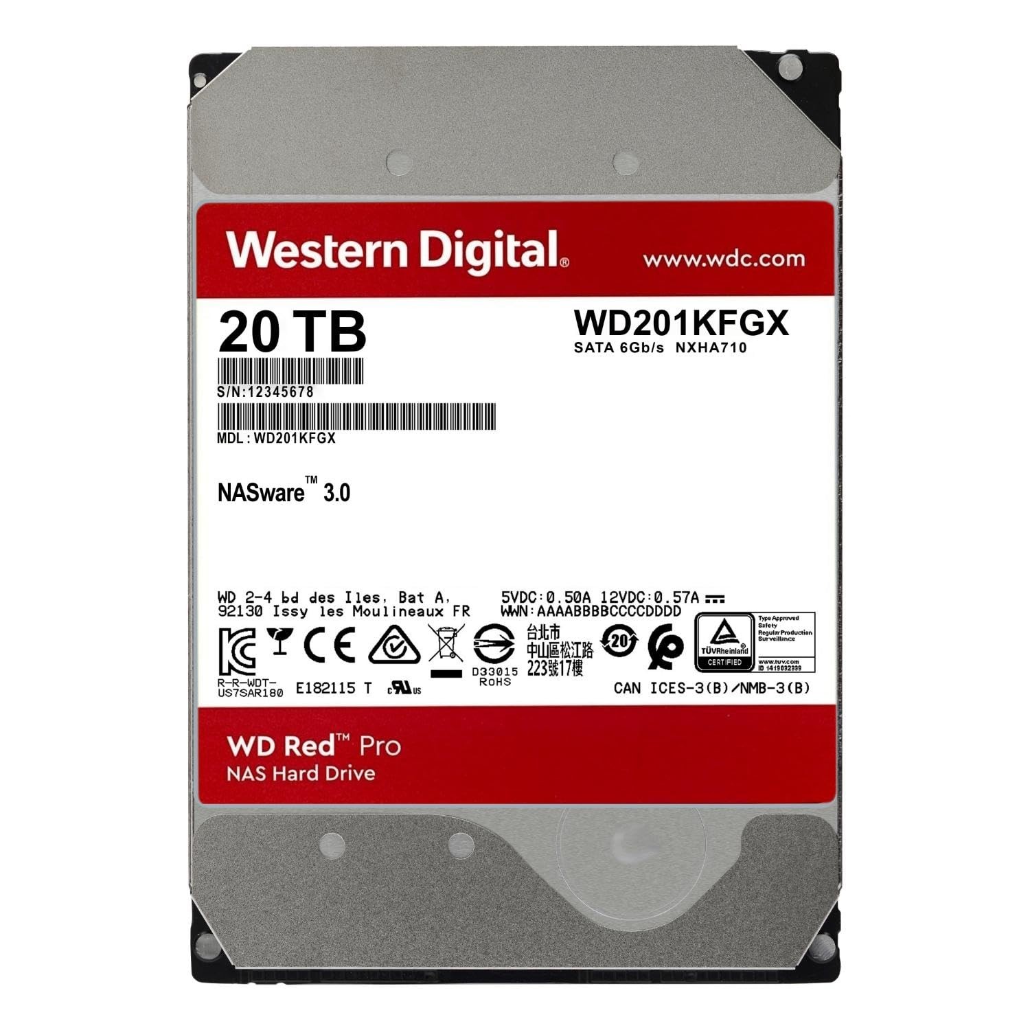 WD Red Pro 20TB : Votre NAS, Amplifié.