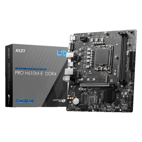 Carte mère MSI PRO H610M-E DDR4
