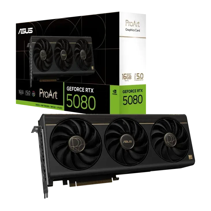 Carte graphique ASUS ProArt GeForce RTX 5080 16GB GDDR7 OC Edition